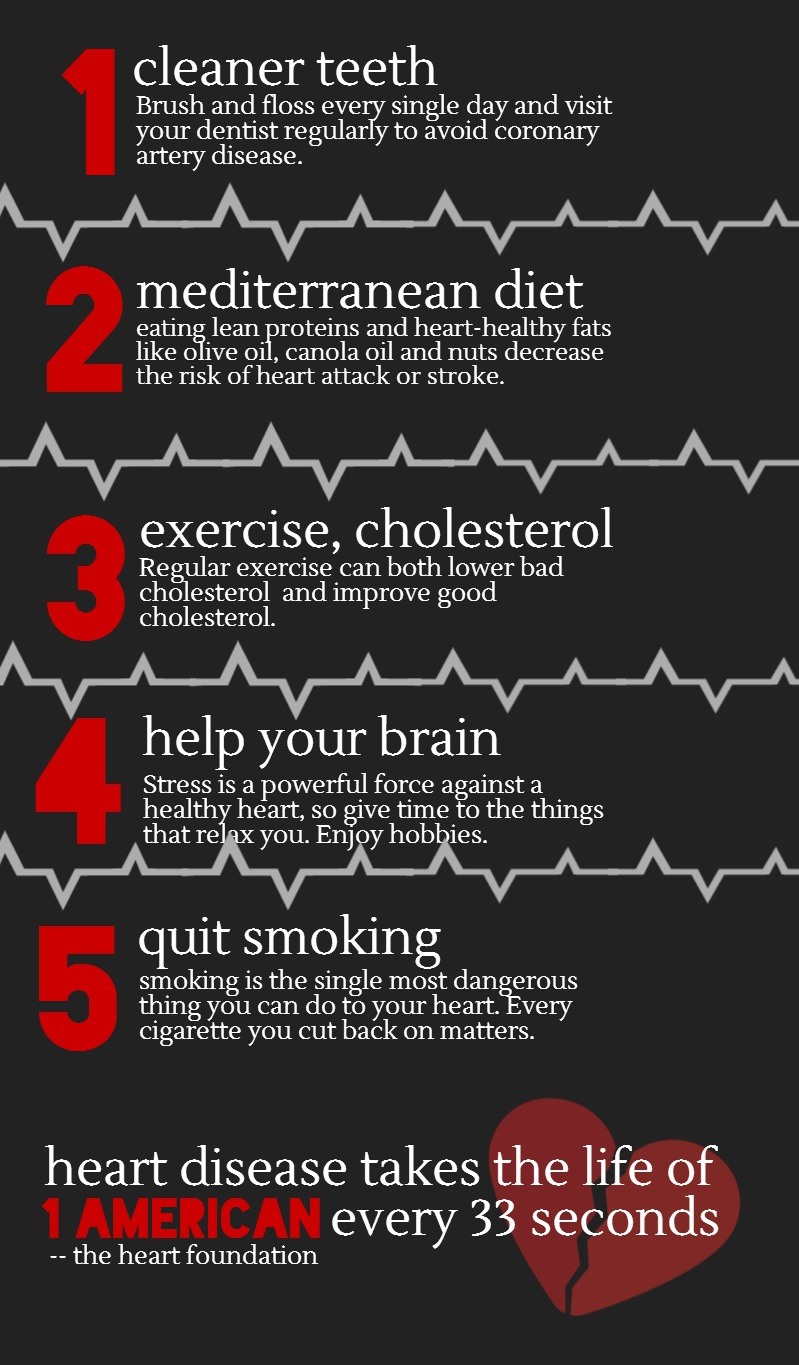 Infographic 5 tips to keep your heart healthy health enews
