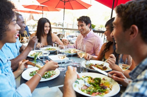 How much you eat may depend on who you’re with