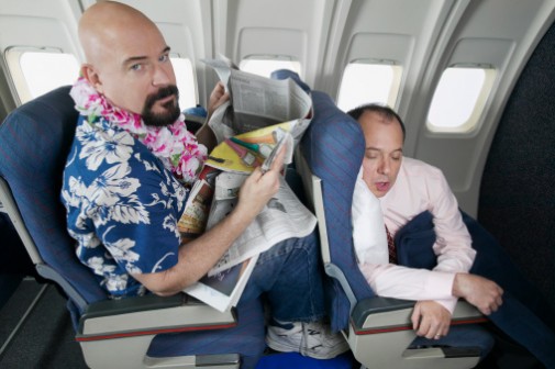 Height and cramped spaces can lead to blood clots