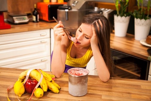 Even moderate stress can trigger excessive eating