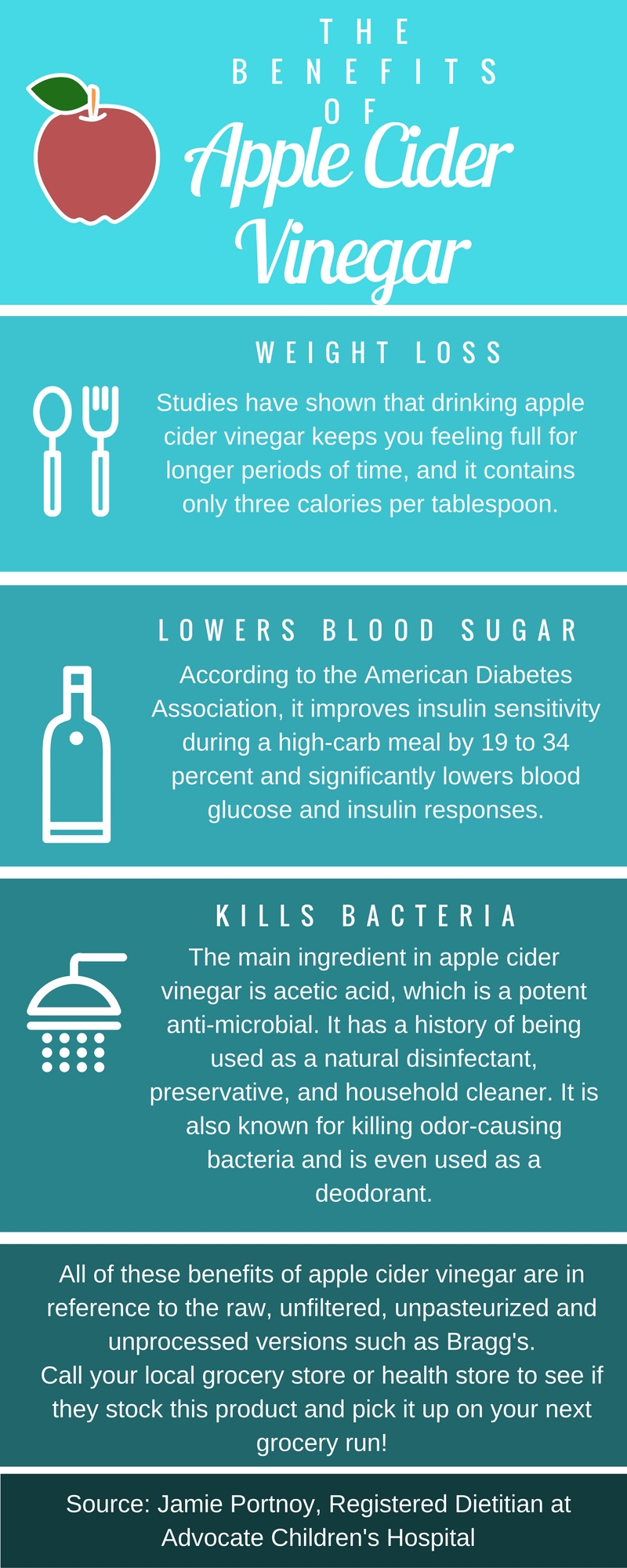 Infographic: Benefits of apple cider vinegar | health enews