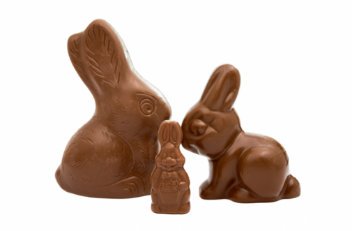 How do you eat a chocolate bunny?