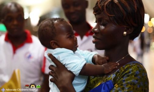 Video: Baby Dominique reunites with family in Africa